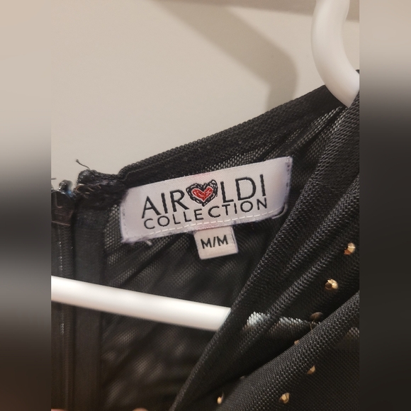 Airoldi collection black dress Medium - Picture 2 of 4
